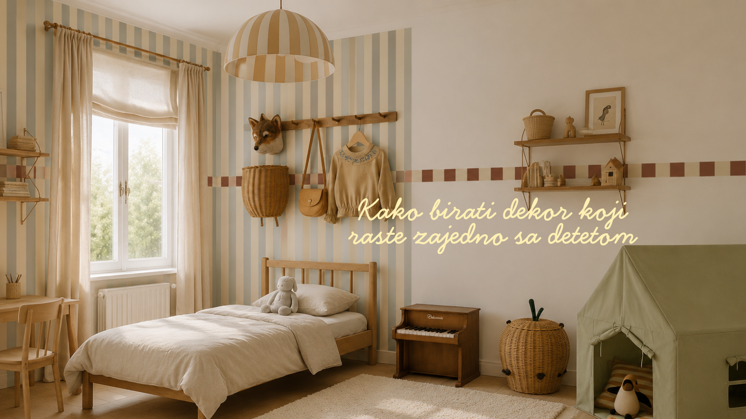 Kako birati dekor koji raste zajedno sa detetom