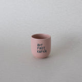 Heim mug "but first, kafica"