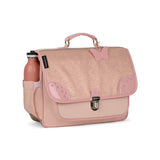 Caramel&cie pearl blush oxford rose satchel 32cm