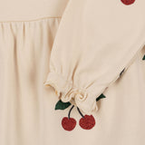 Konges Slojd malli haljina sa šljokicama, ma grande cerise glitter