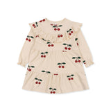 Konges Slojd malli haljina sa šljokicama, ma grande cerise glitter