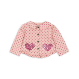 Konges Slojd nola sequin košulja-jakna, berry coeur