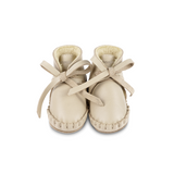 Donsje pina classic booties, ivory classic leather