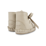 Donsje pina classic booties, ivory classic leather