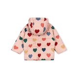 Konges Slojd nuka jakna, coeur rose coloré