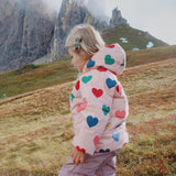 Konges Slojd nuka jakna, coeur rose coloré