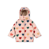 Konges Slojd nuka jakna, coeur rose coloré