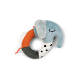 Done By Deer sensory ring rattle elphee, blue