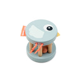 Done By Deer wooden rattle birdee, blue