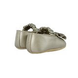 Donsje neni baletanke, champagne metallic leather