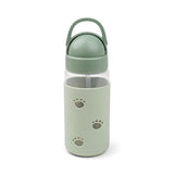 Done By Deer easy-grip straw bottle elphee, green