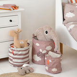 Done By Deer storage basket set 3 pcs happy clouds, powder