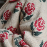 Konges Slojd belou pleteni kardigan, rose