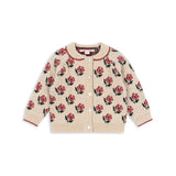 Konges Slojd belou pleteni kardigan, rose