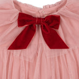 Konges Slojd bow haljina, mellow rose