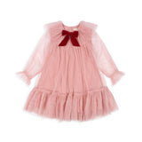 Konges Slojd bow haljina, mellow rose