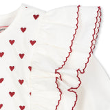 Konges Slojd coeur haljina, pure white