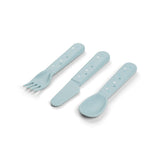 Done By Deer foodie cutlery set happy dots, blue