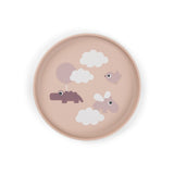 Done By Deer foodie plate happy clouds, powder