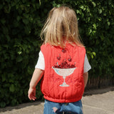 Konges Slojd juno prsluk, fiery red