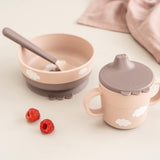 Done By Deer foodie first meal set happy clouds, powder