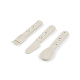 Done By Deer foodie cutlery set confetti, sand