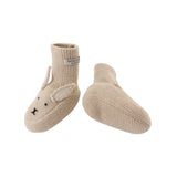 Donsje maicer merino wool booties bunny, soft sand