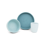 Done By Deer stick & stay dinner set deer friends, blue