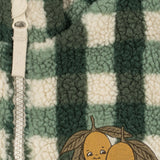 Konges Slojd teddy prsluk green checks