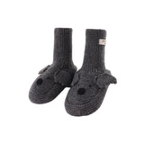 Donsje maicer merino wool booties koala, cloudy grey melange