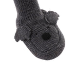 Donsje maicer merino wool booties koala, cloudy grey melange