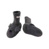 Donsje maicer merino wool booties koala, cloudy grey melange