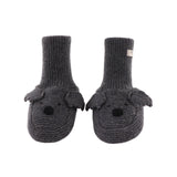 Donsje maicer merino wool booties koala, cloudy grey melange