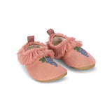 Konges Slojd amandine frill swim shoes, powder pink