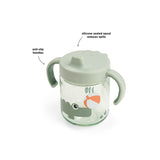 Done By Deer playground šolja sa dve ručke, zeleno