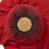 Lorena Canals podni jastuk red poppy