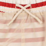 Konges Slojd asnou swim shorts, stripe rouge