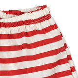 Konges Slojd asnou swim shorts, stripe rouge