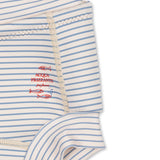 Konges Slojd bibbi swim shorts, stripe blue