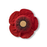 Lorena Canals podni jastuk red poppy