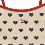 Konges Slojd manon glitter swimsuit, coeur eclipse