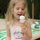 Konges Slojd pomia swimsuit candy rose stripe