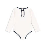 Konges Slojd vilja long sleeve swimsuit, dew