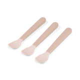 Done By Deer foodie easy grip baby spoon 3 pack, powder