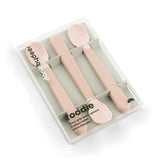 Done By Deer foodie easy grip baby spoon 3 pack, powder