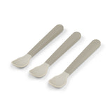 Done By Deer foodie easy grip baby spoon 3 pack, sand