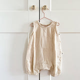 Maison D'ete sleeveless romper, butter cream