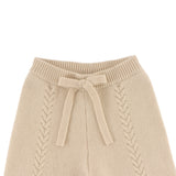 Donsje sulien merino wool trousers, soft sand