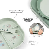 Done by deer foodie set za jelo tiny farm, zeleno