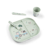 Done by deer foodie set za jelo tiny farm, zeleno